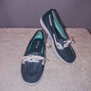 SPERRY TOP SIDER GIRLS SHORESIDER LOAFERS - SZ: 1M